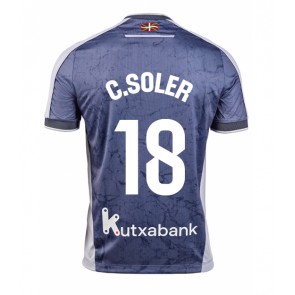 Real Sociedad Carlos Soler #18 Replica Away Stadium Shirt 2025-26 Short Sleeve
